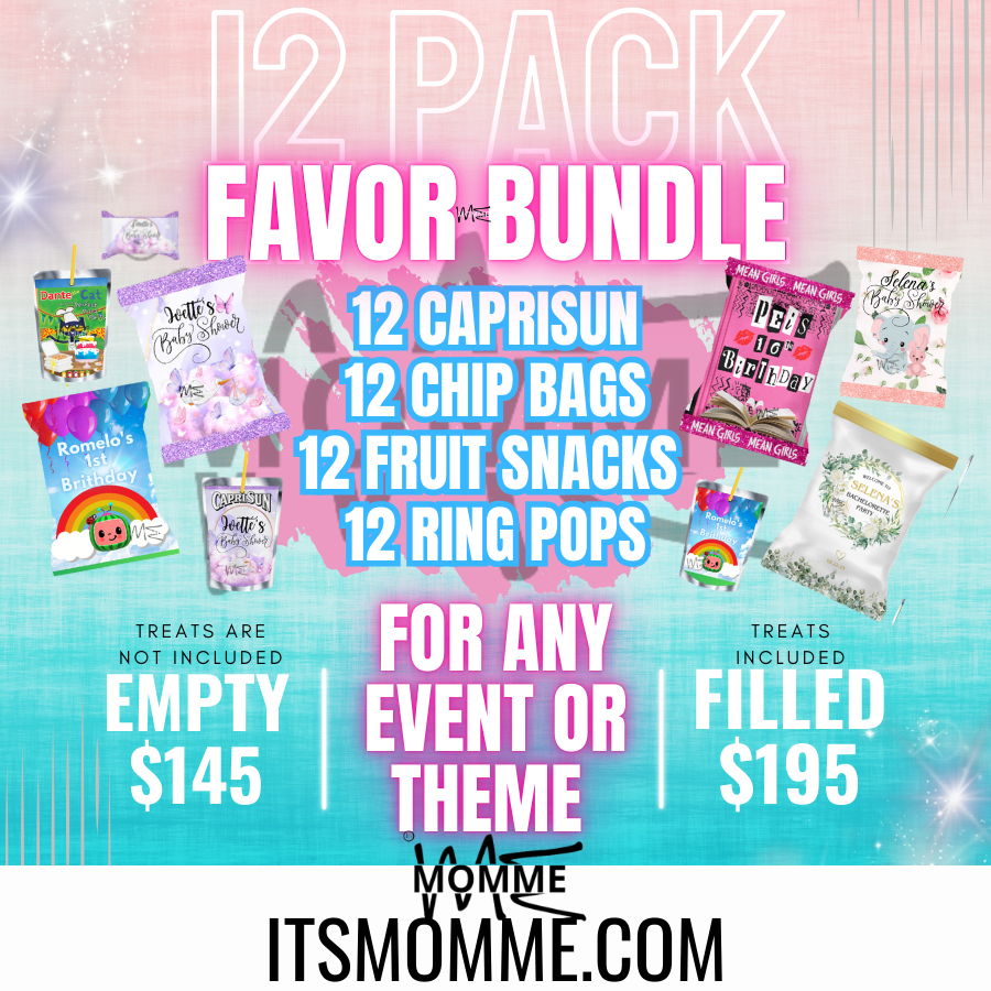 12 Pack Favor Bundle