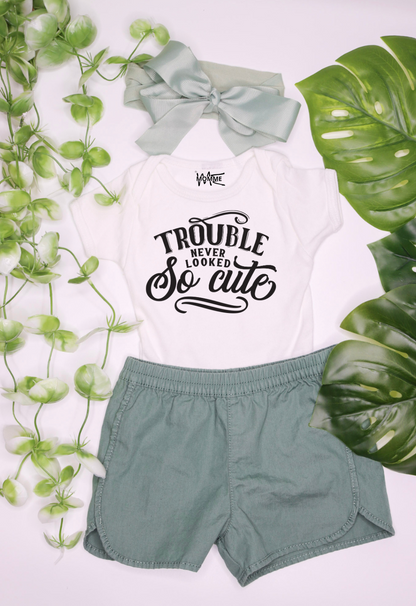 Trouble Never Looked So Cute Bodysuit